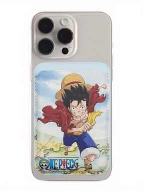 One Piece MagSafe Wallet Luffy Running CultureFly Magnetic Phone Wallet NWT